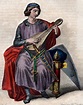 Porträt von Theobald I. (1201-1253), Graf von Champagne (wie Theobald ...