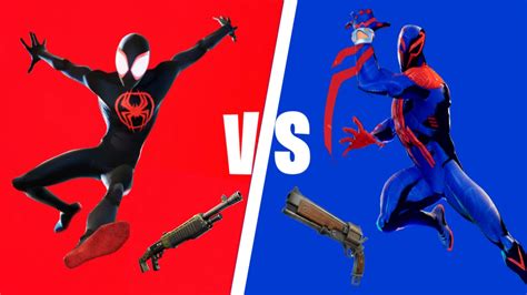 Miles Morales🔴 Vs Spider Man 2099🔵 8220 3068 0857 By Arung Fortnite