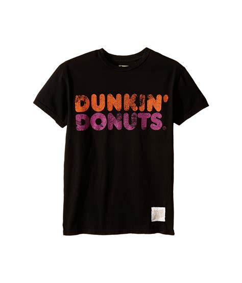 The Original Retro Brand Kids Vintage Cotton Dunkin Donuts Short Sleeve