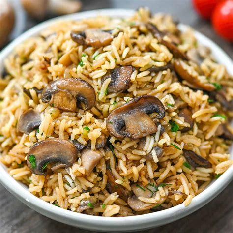 Mushroom Rice Eat Something Vegan