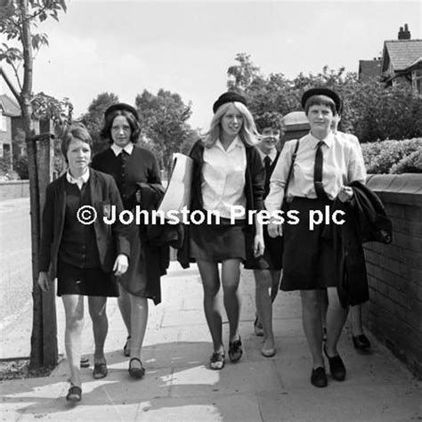 35956294 Retro 1960s Wigan Girls Grammar School Pupils Pictured For The