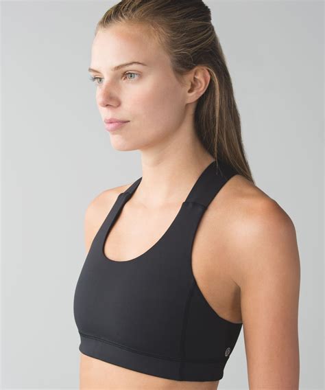 Lululemon All Sport Bra First Release Black Mesh Bra Our Girl