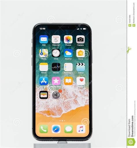 One reason why ios may be so aggressive with kicking out background apps may even so, people are reporting apps being closed even if they were the last used application. Apple IPhone X On White Background Home Screen Apps ...