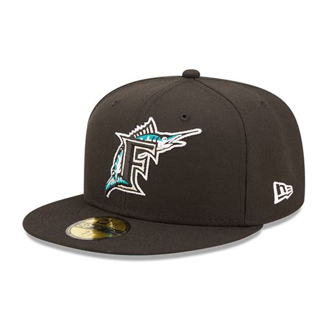 Official New Era Florida Marlins Mlb Cloud Icon Otc 59fifty Fittedfitted Cap B5079260 B5079260