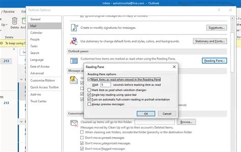 Outlook Email Remains Unread Even After I Have Read It