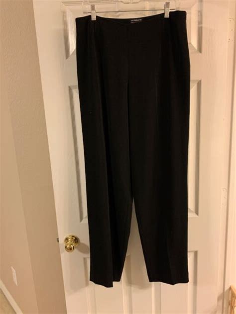 Liz Claiborne Lines Dressy Black Pants Size 14 Ebay