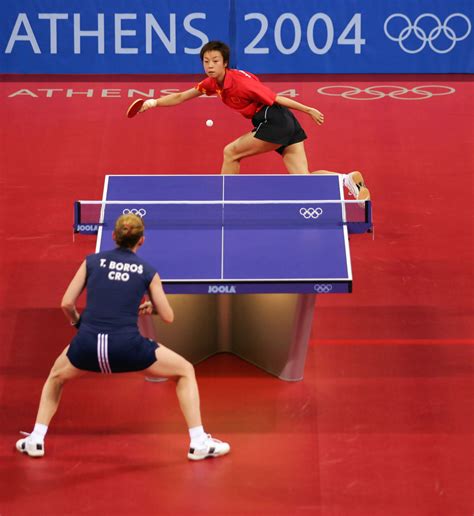 Table tennis competition has been in the summer olympic games since 1988, with singles and doubles events for men and women. Olympics Day 6 - Table Tennis - Zimbio