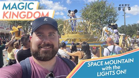 Space Mountain With The Lights On Magic Kingdom 2022 Youtube