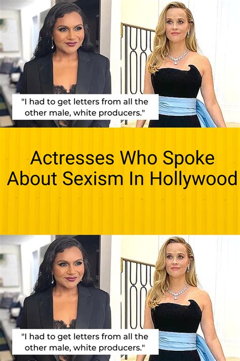 actresses who spoke about sexism in hollywood artofit