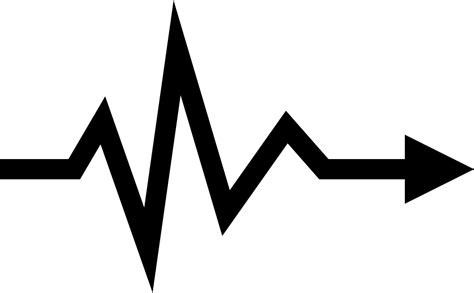 Download Heartbeat Lifeline Arrow Symbol Comments Linea De Vida Png