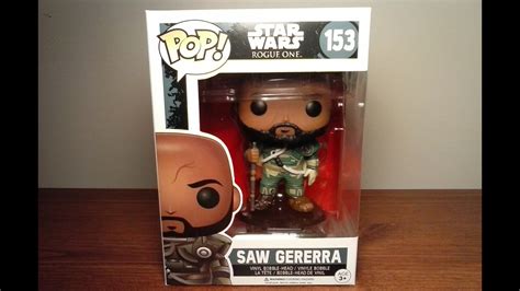 Rogue One Saw Gerrera Funko Pop Youtube