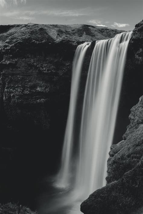 Black Waterfall Wallpapers Top Free Black Waterfall Backgrounds