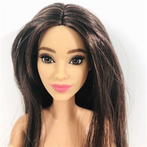 Nude Hybrid Barbie Doll Made To Move Body Fashionistas Karl Face My