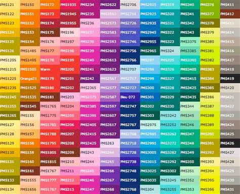 The 25 Best Pms Color Chart Ideas On Pinterest Pms Colour Pantone