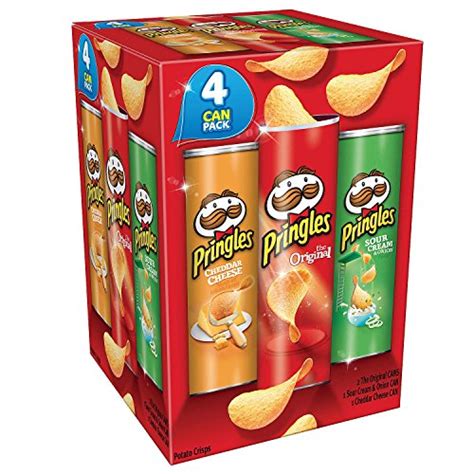 Pringles Potato Crisp Super Stack Variety Pack 4 Ct Pricepulse