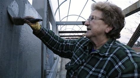 Edmontons Graffiti Granny Tackling Tagging One Wall At A Time Redmonton