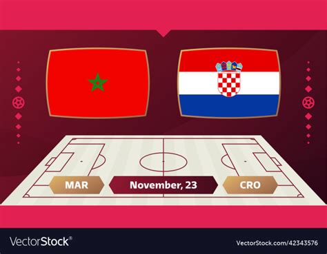 morocco vs croatia football 2022 group f world - Nohat - Free for designer