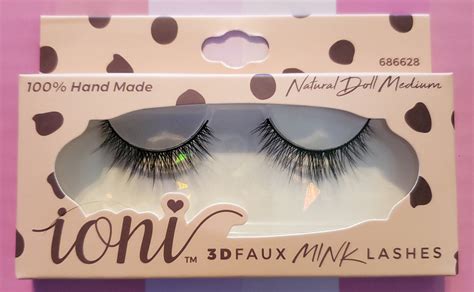 Ioni 3d Faux Mink Lashes Chocolate Chunk Etsy