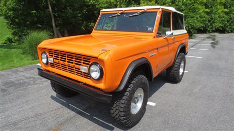 1973 Ford Bronco Resto Mod For Sale At Auction Mecum Auctions