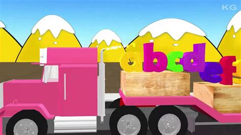 Abc Truck Song For Children 3d Truck Rhyme Abc Truck Song Youtube