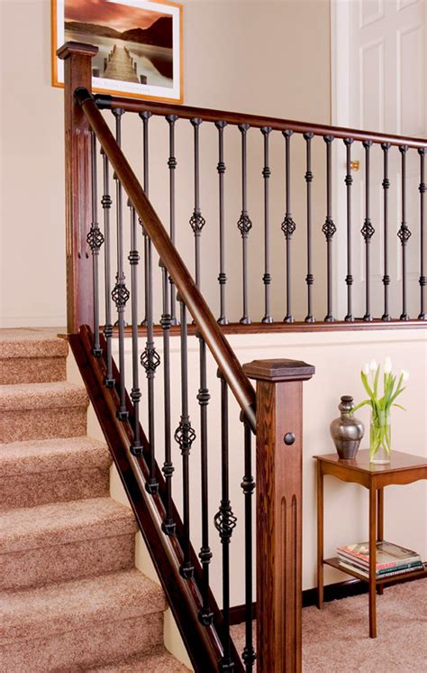 Stair railings are divided into two groups: Interior Railing Kits | Smalltowndjs.com