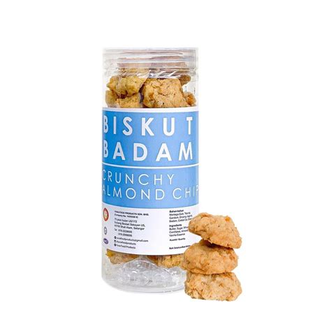 crunchy almond chips halal crisp cereal cookies manufacturer malaysia
