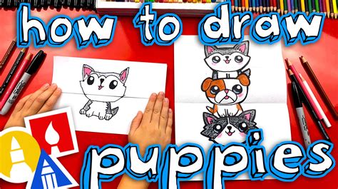 Discover more posts about cat drawing. Art for Kids Hub - How To Draw A Puppy Stack (Folding ...