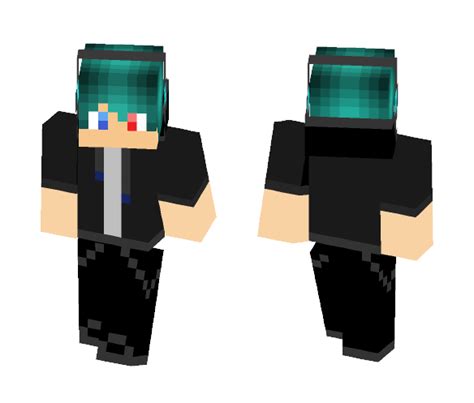 Get Blue Haired Boy Minecraft Skin For Free