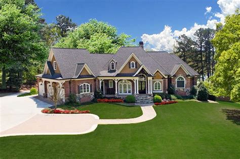 Striking One Story Southern House Plan With Expansive Lower Level