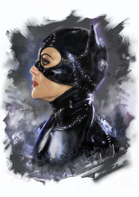 Catwoman Digital Art By Phillip Murray Fine Art America