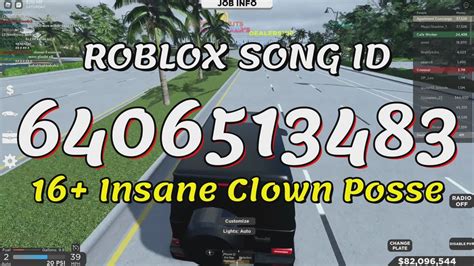 16 Insane Clown Posse Roblox Song Idscodes Youtube