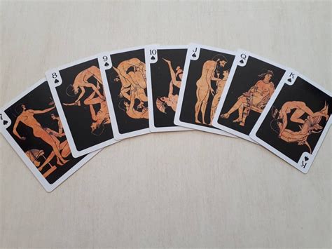 Collectable Playing Cards With Erotic Scenes From Ancient Etsy