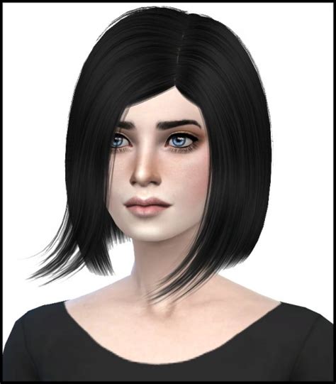 Sims 4 Short Hair Female Short Hair With Heavy Bangs Female At