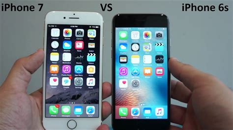 Apple Iphone 7 Vs Iphone 6s Comparison Youtube