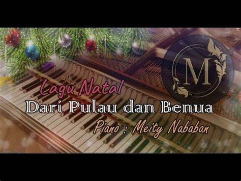 Dari Pulau Benua Lagu Natal Piano Akustik Tanpa Vocal Karaoke