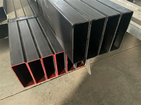 Steel Rectangular Tubing 2x 6 X 25 6 Piece Metal And Alloy Square