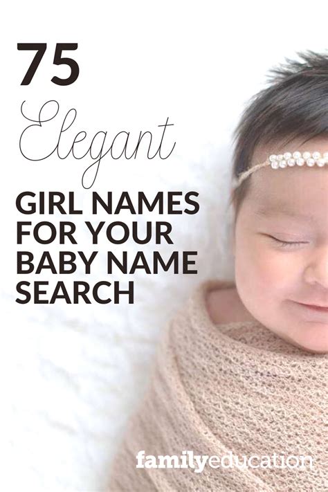 75 Elegant Girl Names For Your Baby Name Search Baby Names Elegant