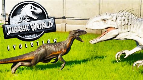 Indoraptor Vs The Indominus Rex Jurassic World Fallen Kingdom Dlc Jurassic World Evolution