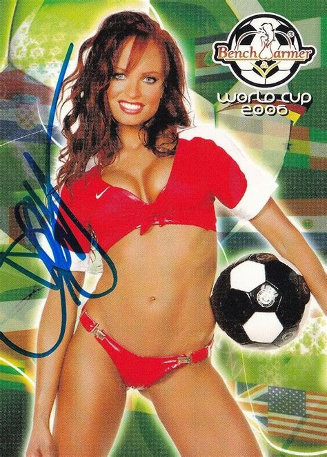 Christy Hemme Signed Bench Warmer World Cup Card Tna Impact