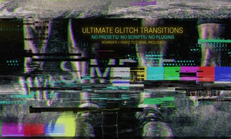 40 Best After Effects Glitch Transitions And Ae Glitch Effects 2024