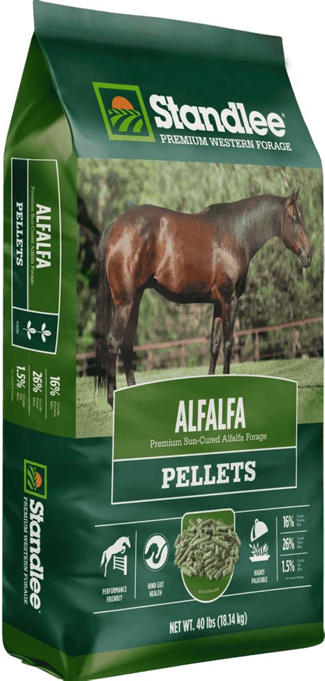 Premium Alfalfa Pellets Standlee Premium Western Forage