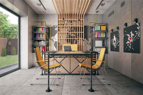 33 Inspiring Industrial Style Home Offices That Sport Beautiful Workspaces