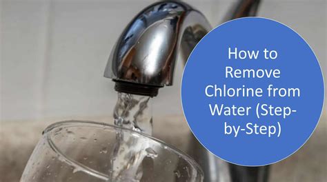6 Ways To Remove Chlorine From Water Step By Step