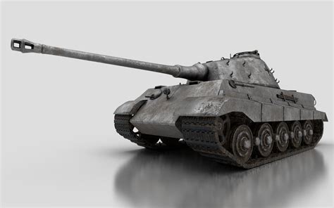 3d Model Tiger Ii Tank Ww2 Cgtrader