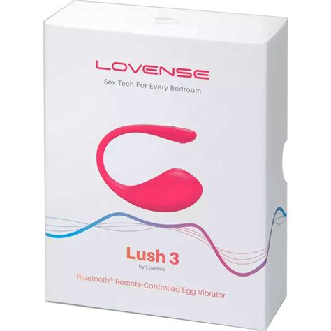 Lovense Lush 3 App Controlled Bluetooth Egg Vibrator 475 Pink