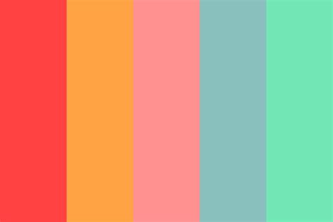 Muted Rainbow Color Palette A Shit Go2