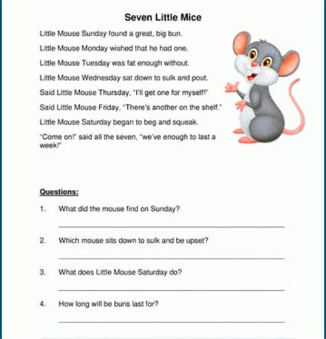 Unseen Poem For Class 6 In English With Questions And Answers