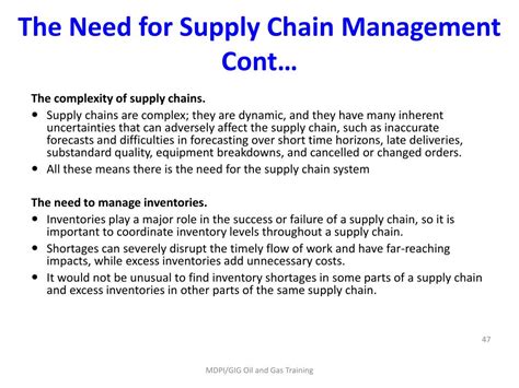 Ppt Supply Chain Management The Oil And Gas Value Chain Powerpoint