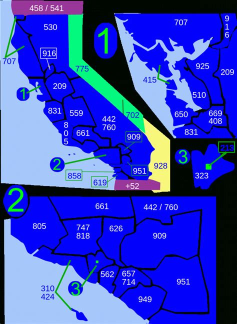 530 Area Code Zip Code Map Map 674