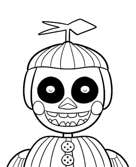 Free And Easy To Print Fnaf Coloring Pages Tulamama